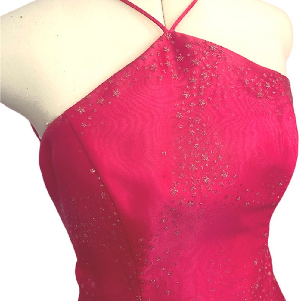 Y2K Pink Formal Dress sz 5 - Picture 3 of 3
